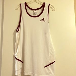 White boys Adidas shirt